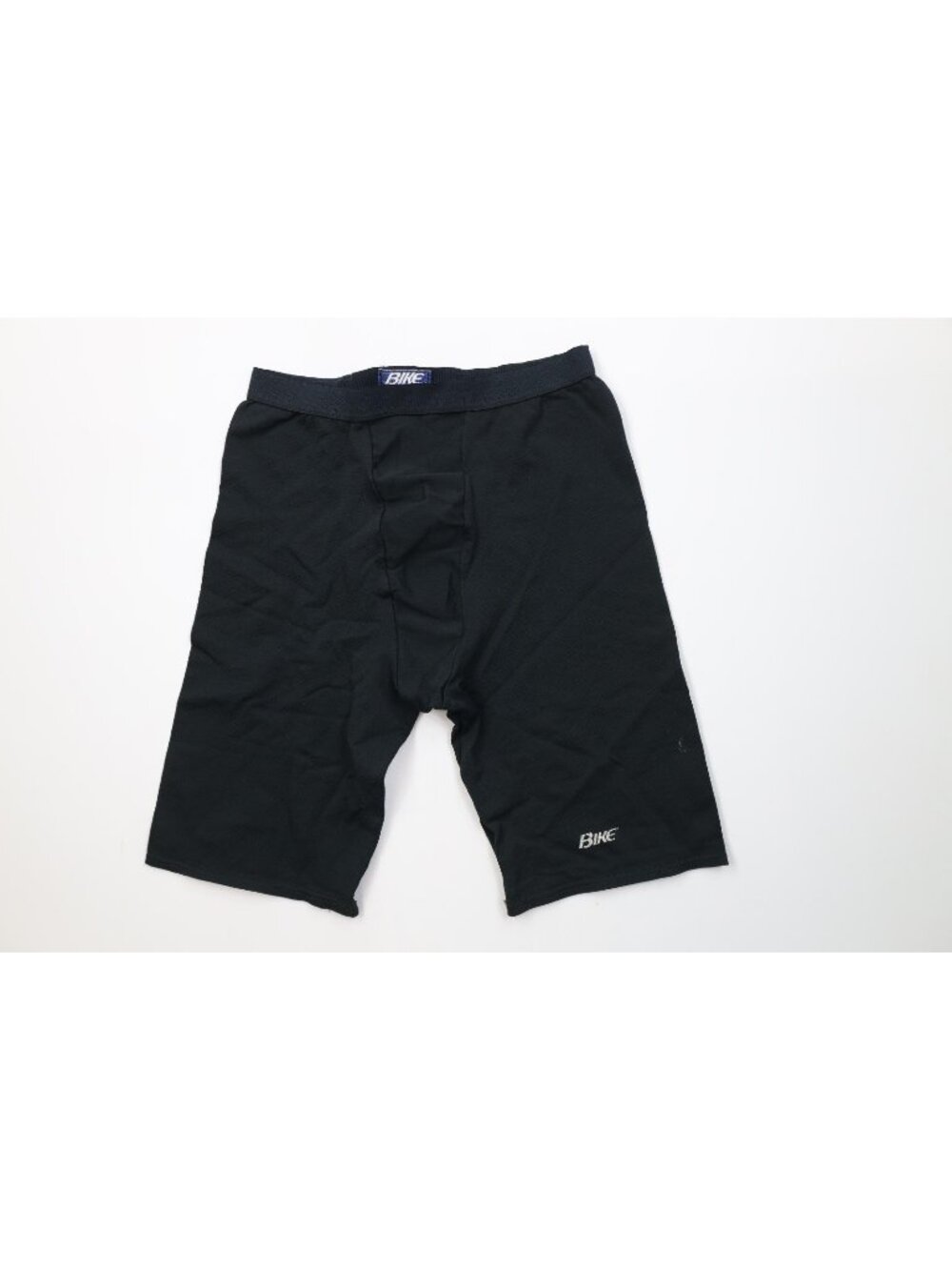 Vtg 80s 90s Bike Mens Medium Compression Spandex Half Tights Shorts Black USA